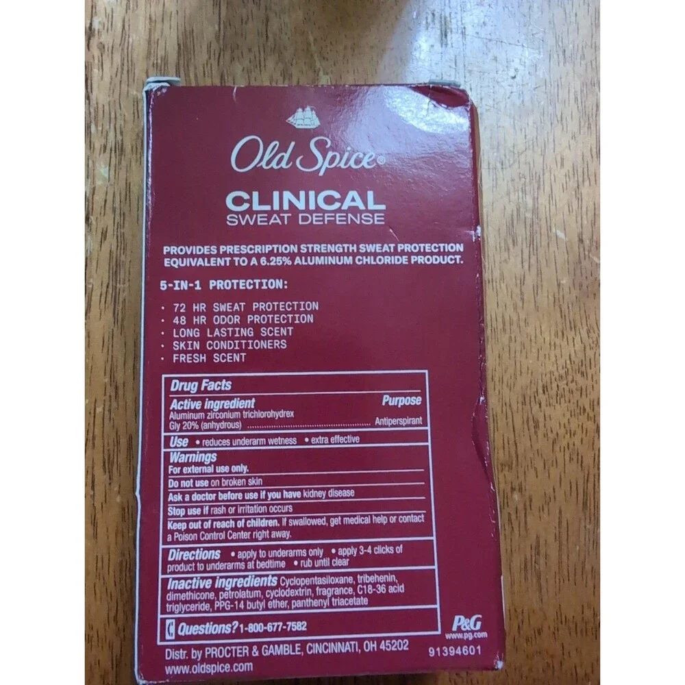 Old Spice Clinical Sweat Defense Deodorant Swagger Soft Solid Sport Plus 5 In 1